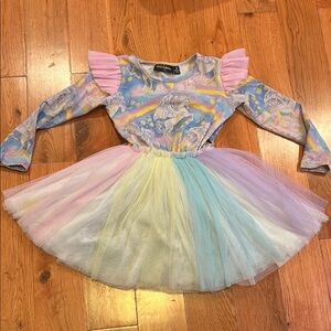 Colorful Unicorn Kids Dress